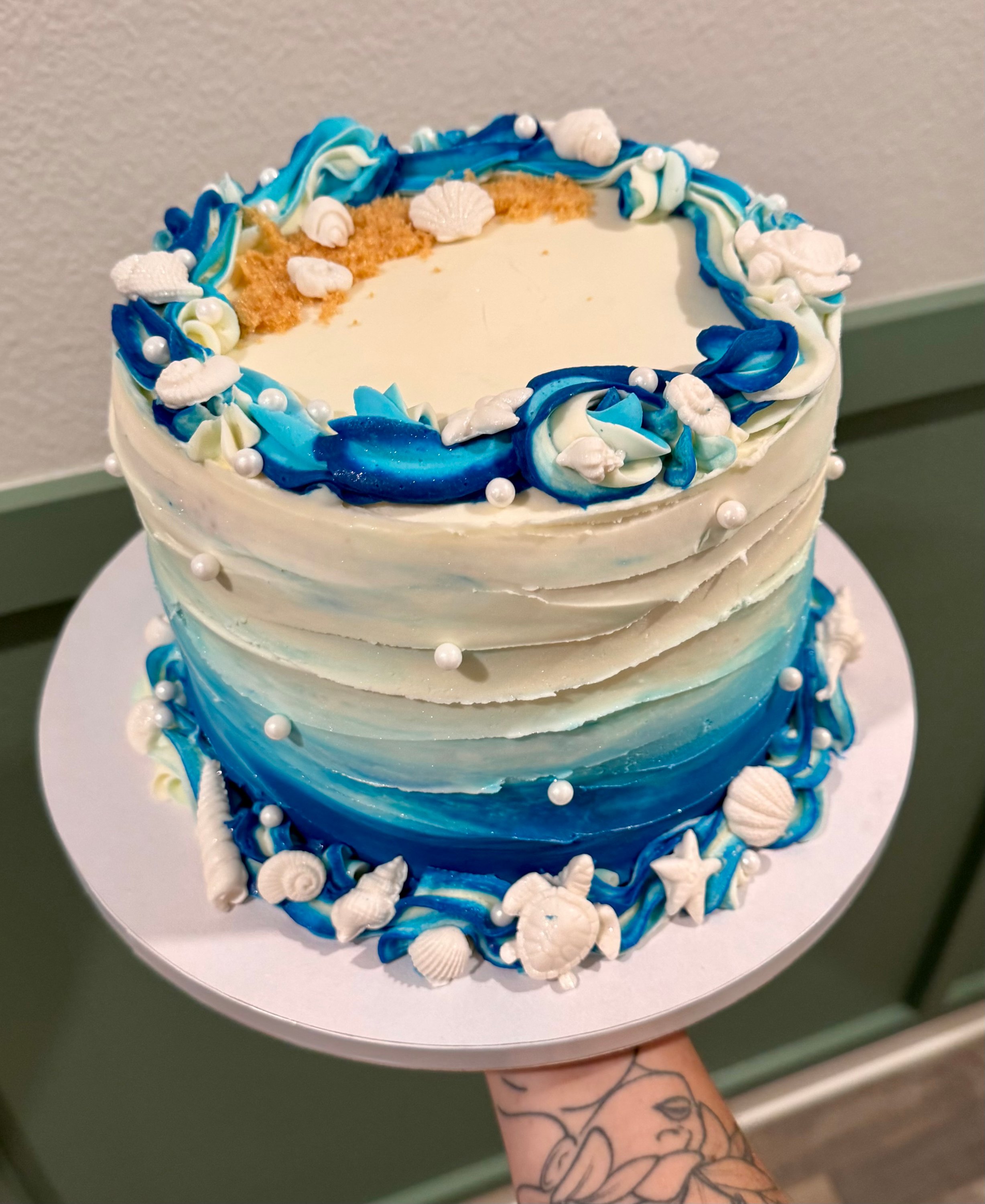 Custom cake by Happily Baked