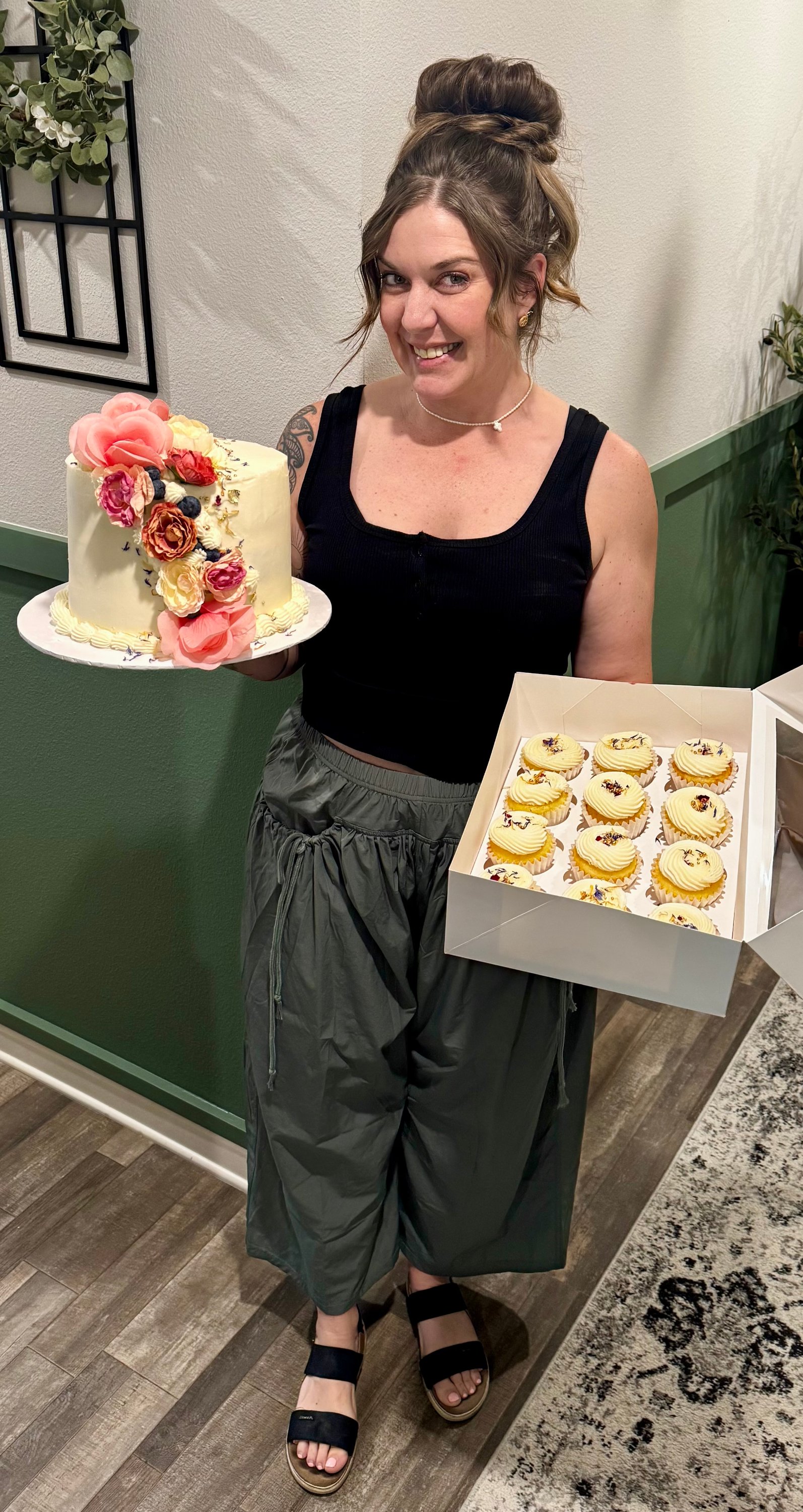 Custom cake by Happily Baked