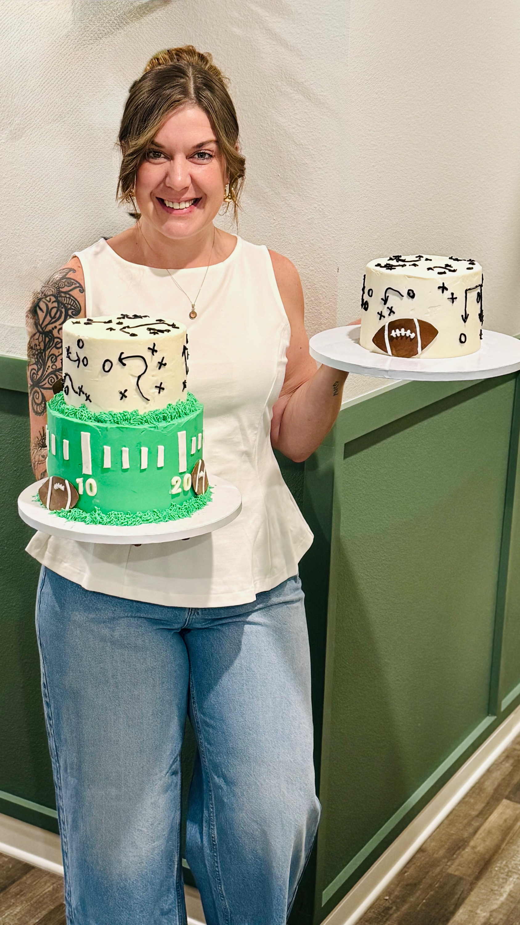 Custom cake by Happily Baked