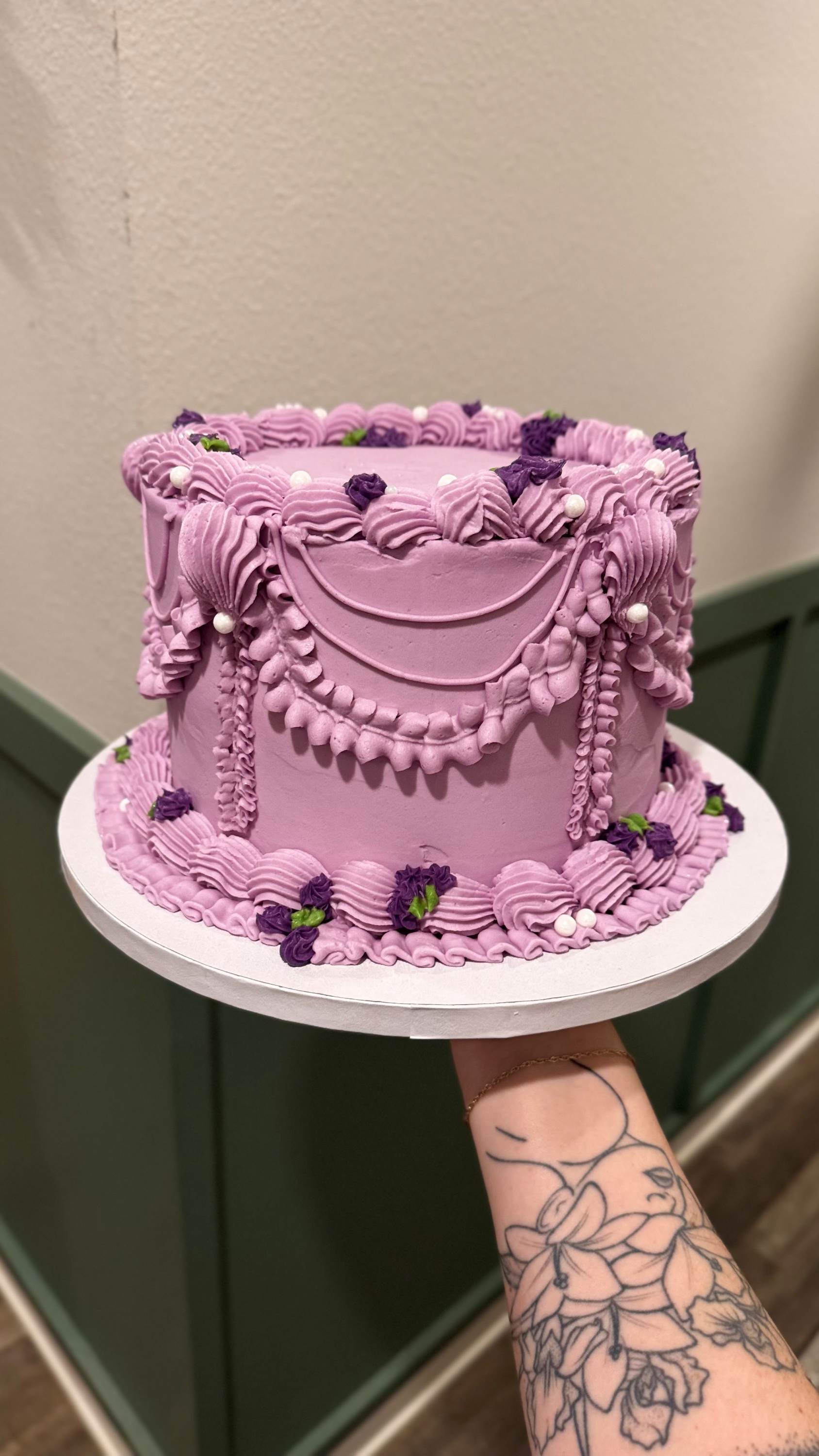 Custom cake by Happily Baked