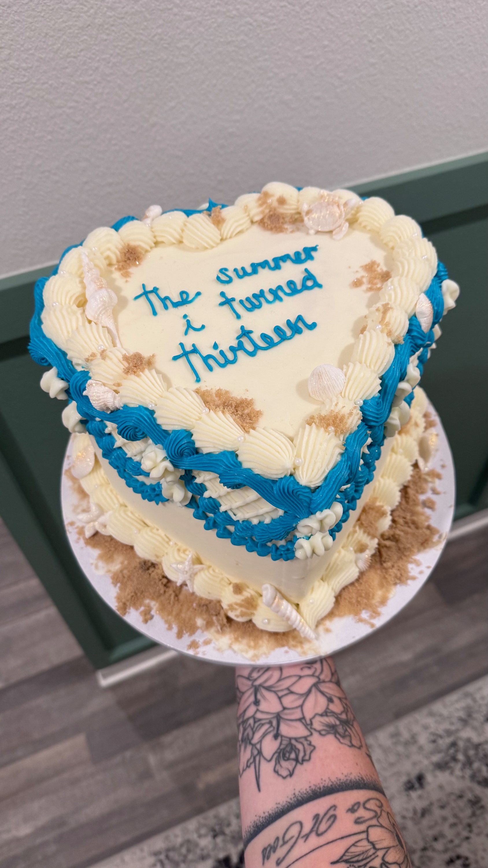 Custom cake by Happily Baked